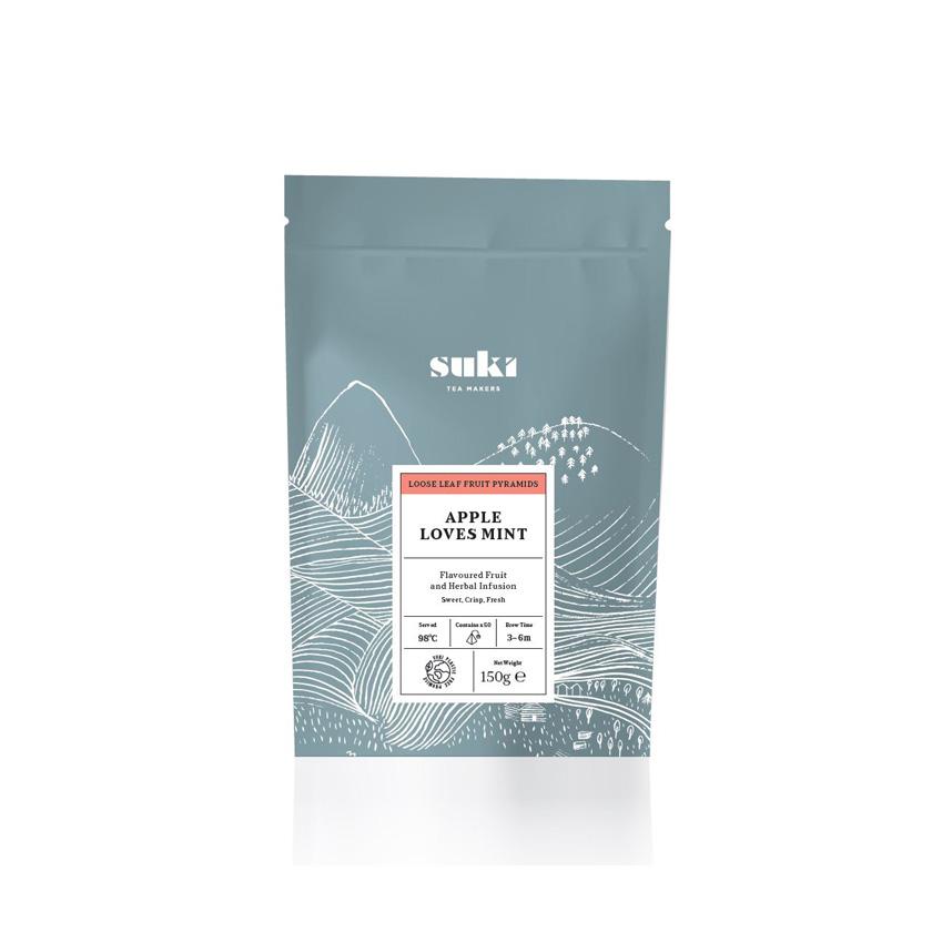 Suki Apple Loves Mint Natural Pyramids x 50 0