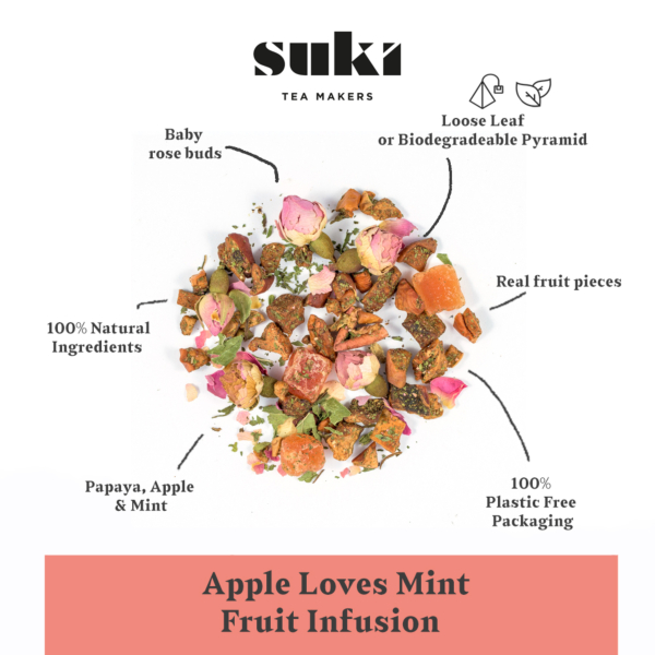 Suki Apple Loves Mint Natural Pyramids x 50 2