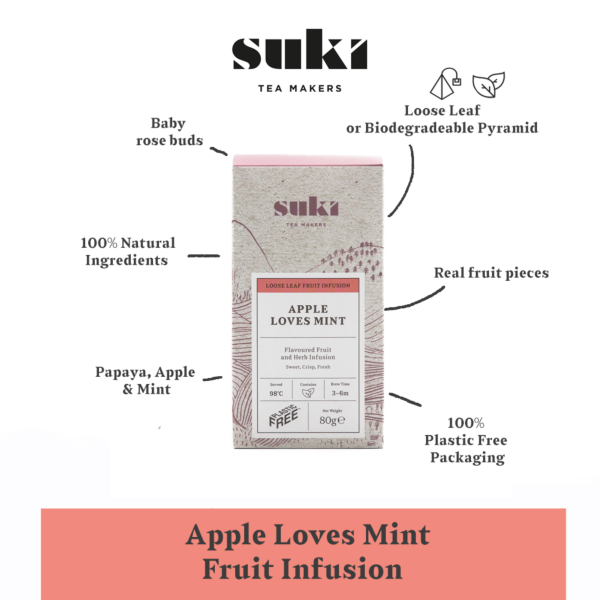 Suki Apple Loves Mint Natural Pyramids x 50 3