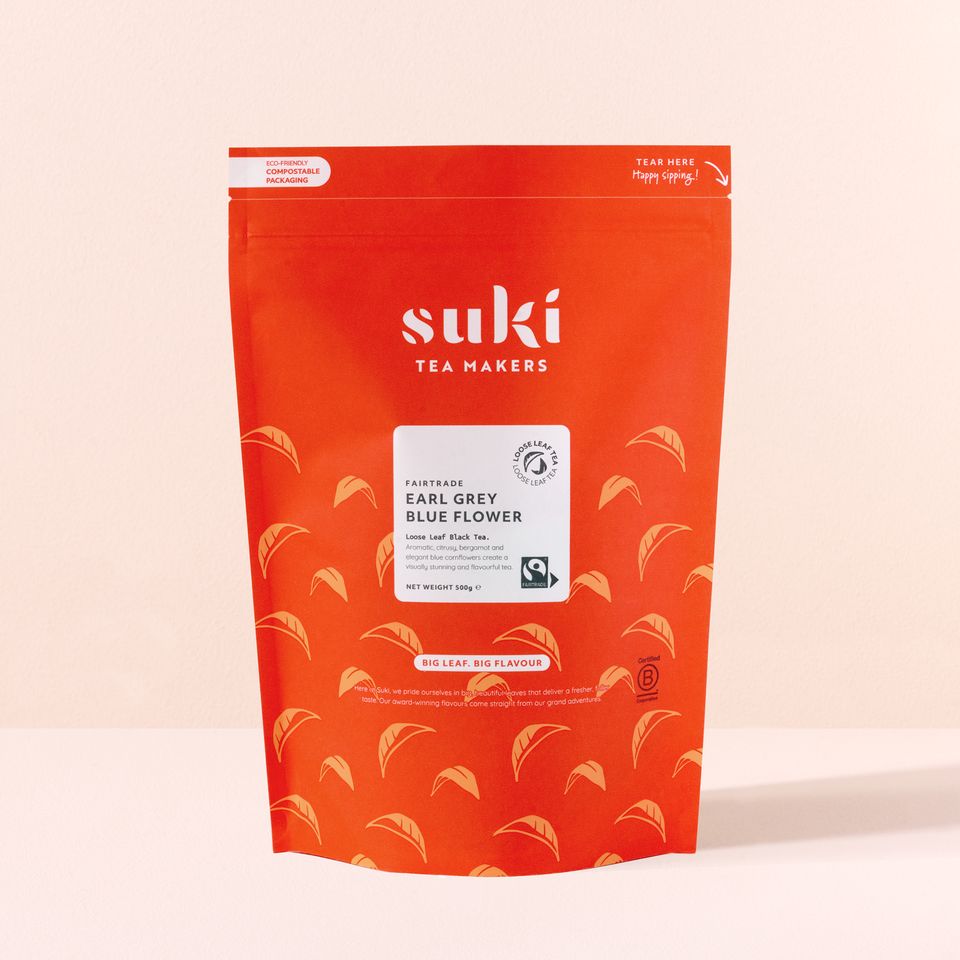 Suki Earl Grey blue flower (FT) 500g 0