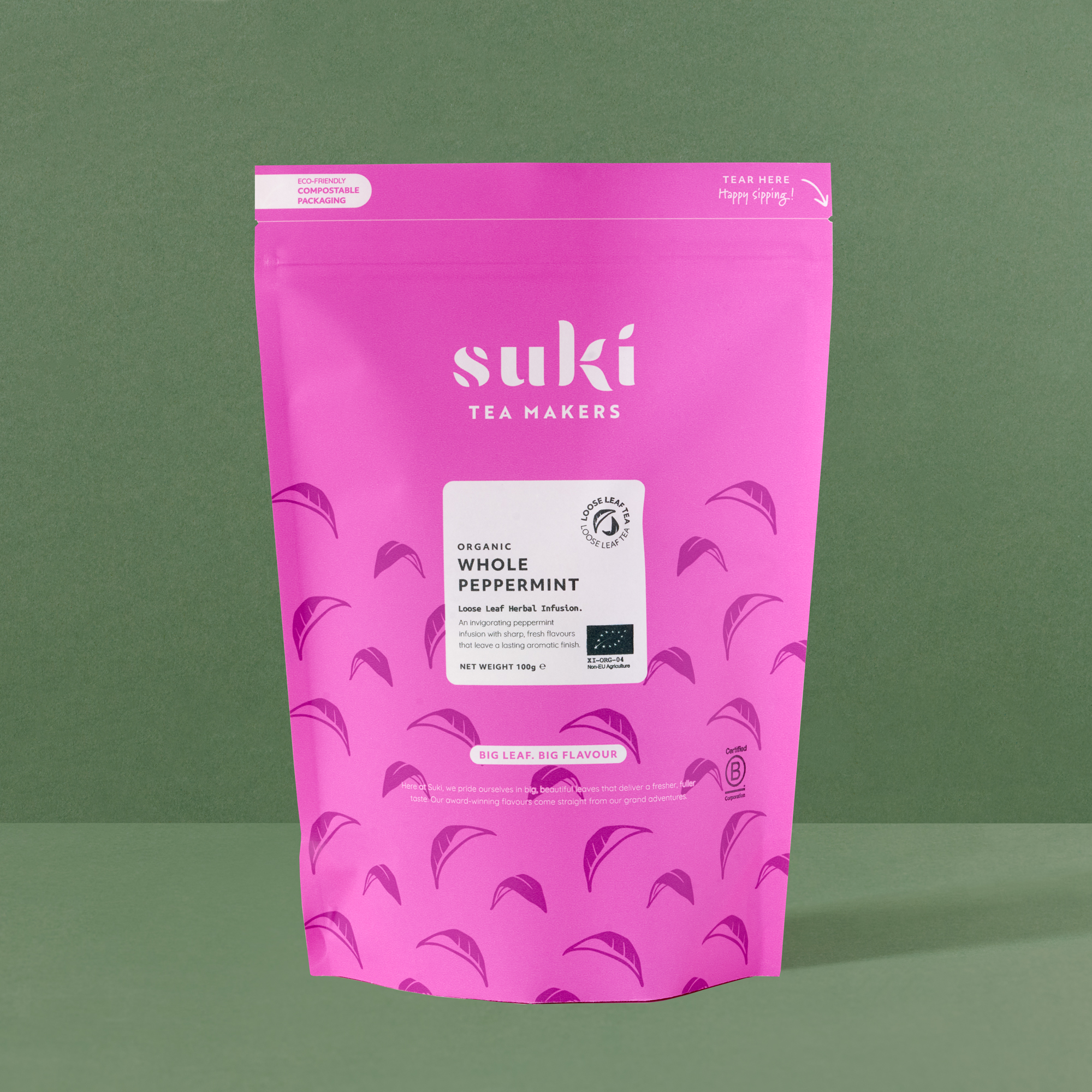 Suki Peppermint økologisk 100g (Midlertidig utsolgt) 0