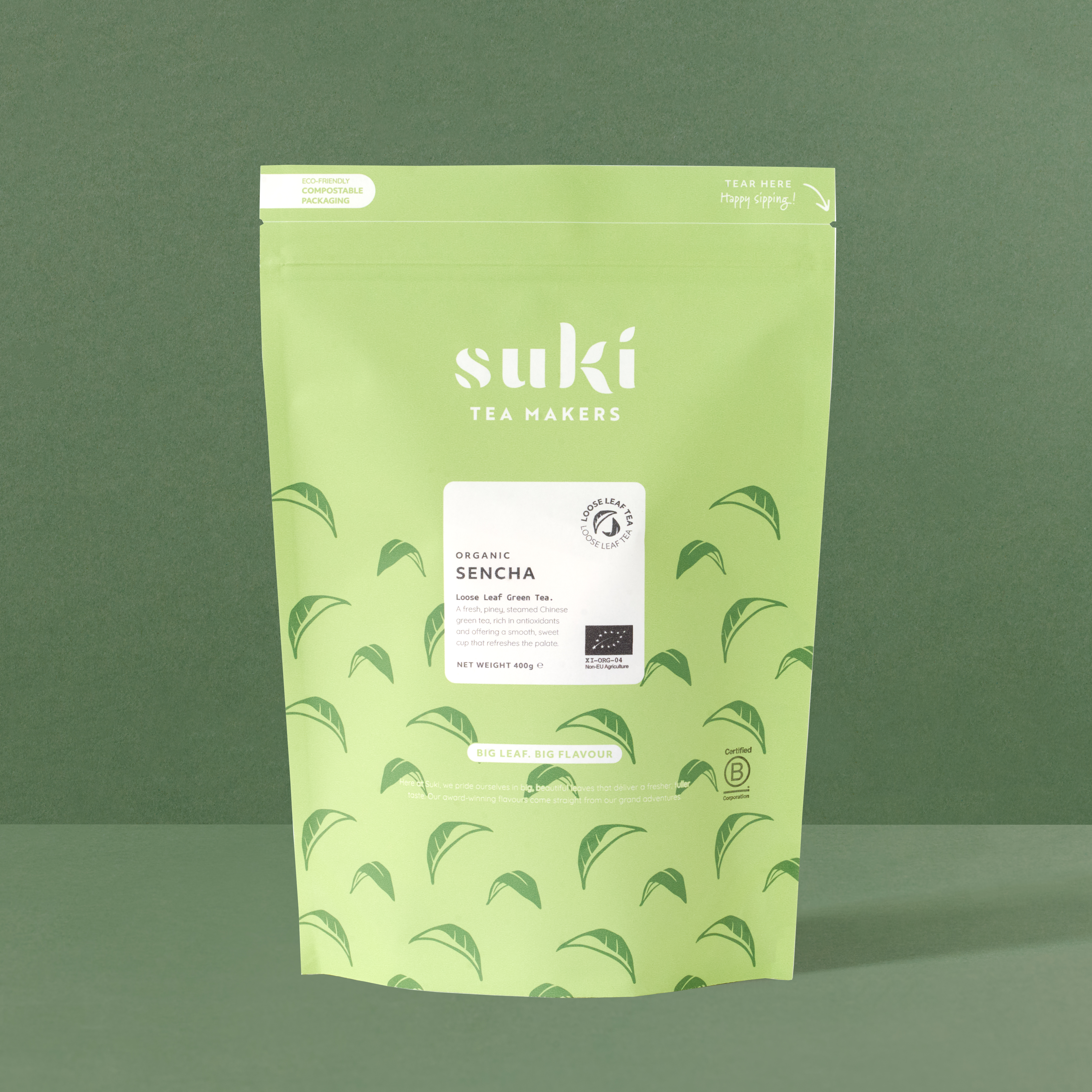 Suki Green Tea Sencha (FT/O/RFA) 400g 0